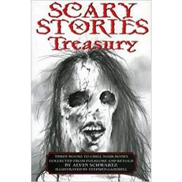 USED-Scary Stories Treasury: Three Books to Chill Your Bones [Paperback compilation] ??????? by Alvin Schwartz (Paperback)