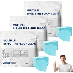 300 Pack Concentrated Floor Cleaning Sheets Multi-Surface Dissolvable Detergent Deep Clean For Hardwood Tile Laminate Home Finds Cleaning Essentials For Pet Parents