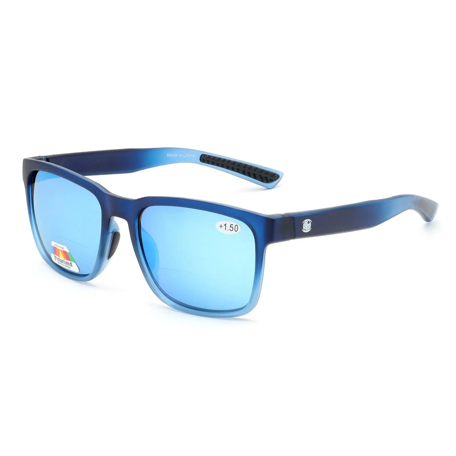 Men Tinted Polarized Bifocal Reading Fishing Sunglasses - Lightweight TR90 - UV CR02
