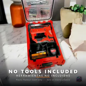 Milwaukee Packout Organizer Insert 3D Printed Custom ABS Tool Tray Made in USA