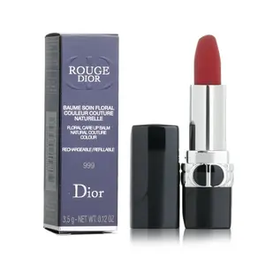 DIOR Rouge Dior Floral Care Refillable Lip Balm - # 999 (Matte Balm)