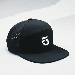 Black FG Flat Bill Snap Back