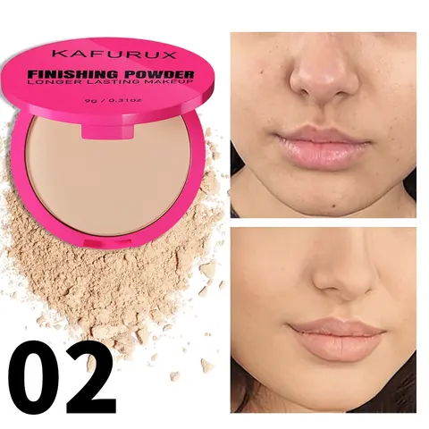 Long-Lasting Oil-Control Finishing Powder, Soft Matte Makeup Finish, 1 Count Longwearing Powder Waterproof Sweatproof Water And Sweat Resistant Makeup Setting Powder, Face Makeup Accessories for Women and Girls, Cosmetic Beauty Powder