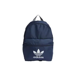 Adidas Originals Backpack with Recycled Polyester Fabric and Logo Print for Men and Women in Night Indigo
