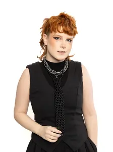 Alexia Faux Pearl Necktie Necklace