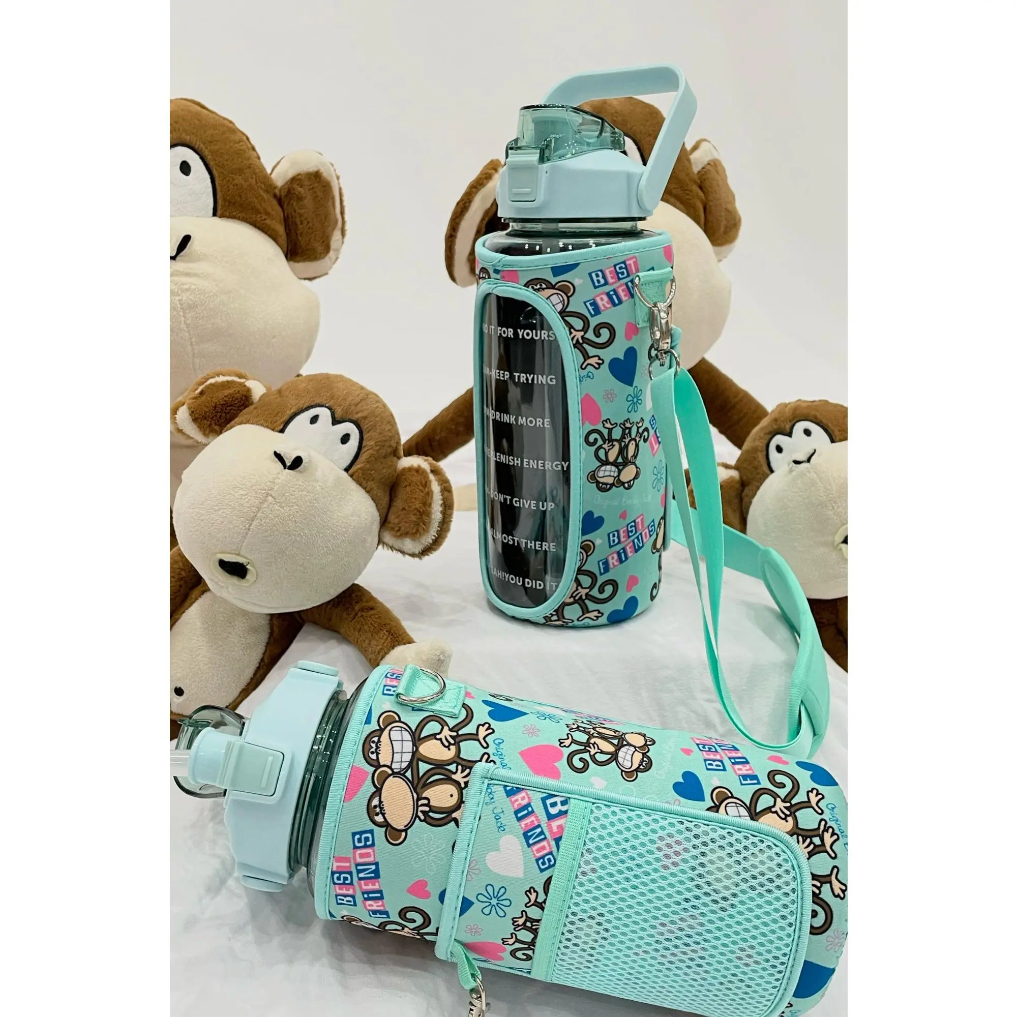 Bobby Jack Best Friends Water Bottle - Mint Bobby Jack Best Friends Water Bottle - Mint