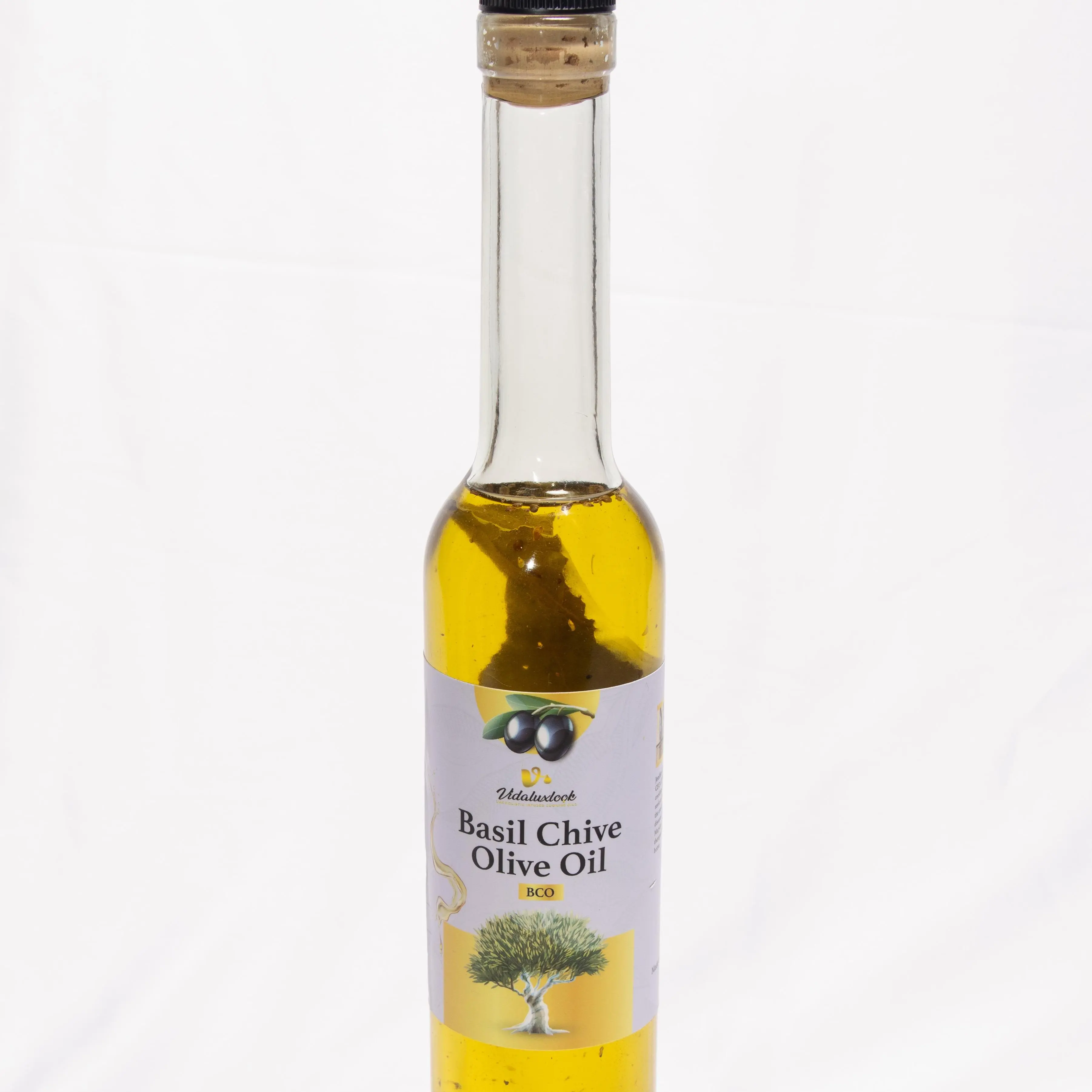 BCO: Basil Chive Olive Oil Lux Holisitc Infused Cooking Oil Flavor
