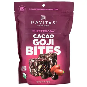 Navitas Organics Superfood+®, Cacao Goji Bites, 16 oz (454 g)