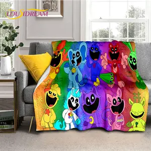 Cute S-Smiling C-Critters Catnap Craftycorn Cartoon Soft Blankets,Throw Blanket Comfortable Blanket For Beds Sofa Home Kids Gift