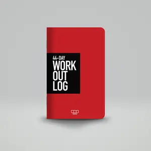 Workout Log Pocket Journal - 44-Day Fitness Tracker for Training Progress & Motivation - Compact Design for Gym Bag or Pocket - Ideal for Lifting Bodyweight Routines & Cardio Workouts