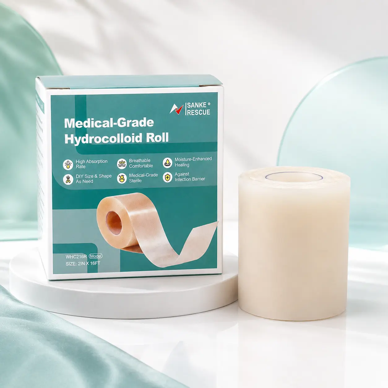 Medical grade hydrocolloid acne sticker, local repair, free cutting size, night acne sticker, fade acne marks, large gift roll (16 feet), suitable for acne, chickenpox, open wounds and sensitive skin,#GLOBAL PICKS  #perfect travel