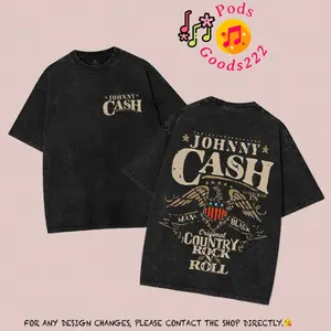 Vintage Johnny Cash Country Rock N Roll T-Shirts , Country Shirt & Hoodie , Country Music Gift for Fans Men Women hoodie  Menswear Top Oversized