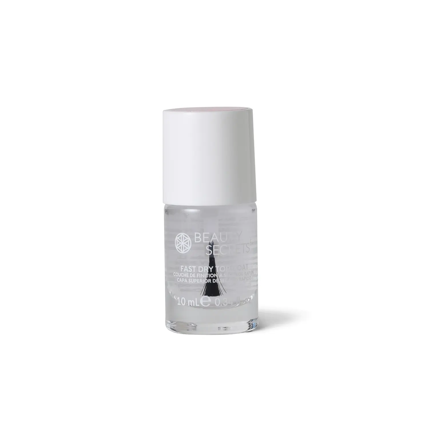 Beauty Secrets Fast Dry Top Coat, Quick Drying, easy brushon