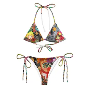 Y2K Cyber Kawaii Bikini: Anime Rave Recycled