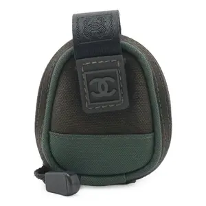 Pre-owned CHANEL Canvas Small Leather Goods Sport Line Pouch