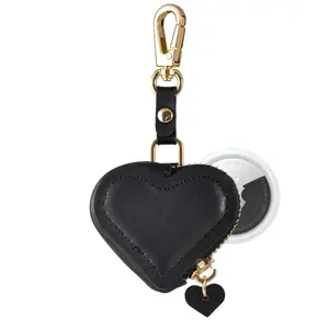 Heart Leather Bag Charm for Airtag®