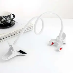1pcs Iron Screw Reinforced Plastic Phone Holder, Stable and Anti-Wobble Desktop Bedside Lazy Phone Stand, Suitable for Business Gifts, Practical and Versatile