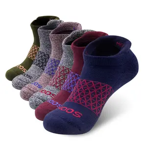 Sooni Athletic Cushioned Socks with Arch Support, Comfortable and Breathable, Ankle Length, Men's and Women's Performance - Womenswear