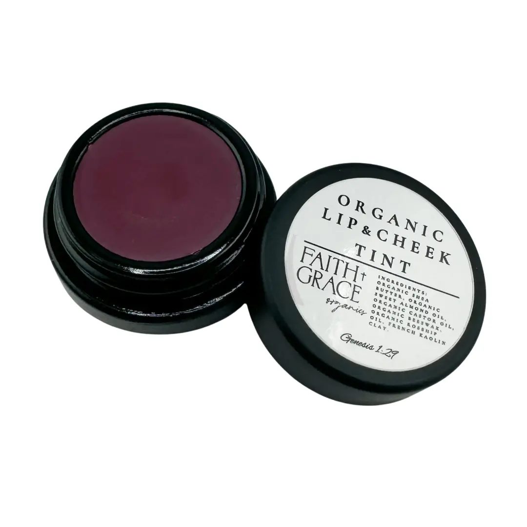Organic Lip and Cheek Tint, No artificial Dyes, Hand made in USA Organic Lip and Cheek Tint, No artificial Dyes, Hand made in USA