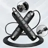 Adjustable Speed Jump Rope with Ball Bearings & Tangle-Free Steel Cable, Foam Handles for Home & Gym Fitness Training