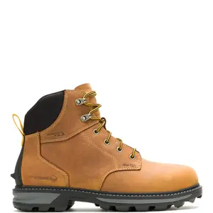 Wolverine Forge Work Usprg Waterproof CarbonMax 6" Mens Brown Work Boots
