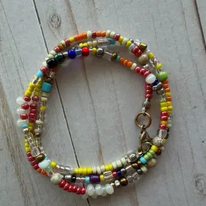 Handcrafted Glass Seed Bead Wrap Bracelet - Colorful Beaded Jewelry for Women with Japanese Miyuki Beads - Fun Everyday Accessory