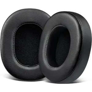 Replacement Earpads For Hesh 3,ANC,Evo & Crusher Wireless,ANC,Evo & Venue ANC Over-Ear Headphones, Ear Pads Cushions with Soft Leather, Noise Isolation Foam-Black