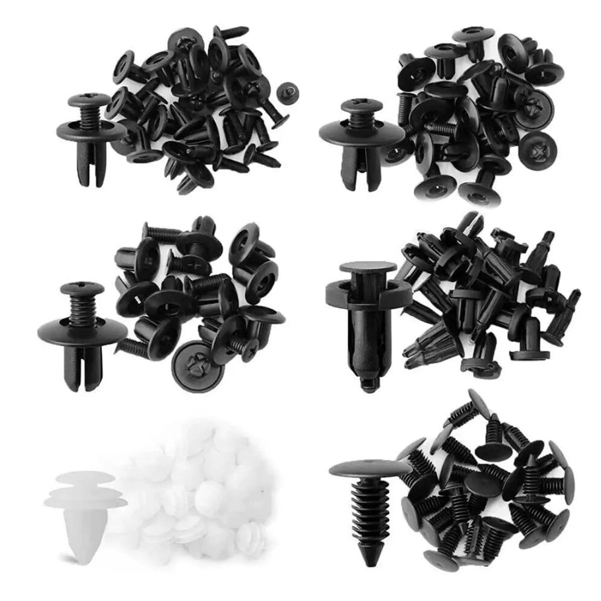 Mixed Bumper Fender Fixing Buckles, Plastic Fixed Buckle Fastener, Plastic Rivet Clip Automotive Accessories, Car Body Repair Tool, Vehicle Body Screw Car Accessory, Car Interior Kit