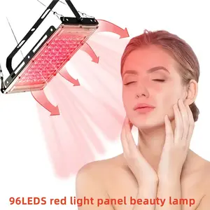 Red light beauty instrument, 96 beauty lamps, ultimately light beige reduces wrinkles, improves elasticity, alleviates inflammatory light beige problems such as acne and pimples, and promotes epidermal repair