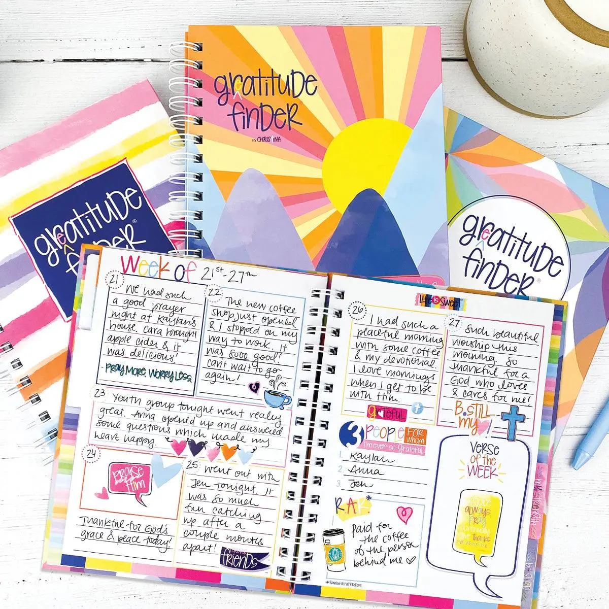 Gratitude Journals Faith-Based Gratitude Finder® Journals by Christina gratitude journals