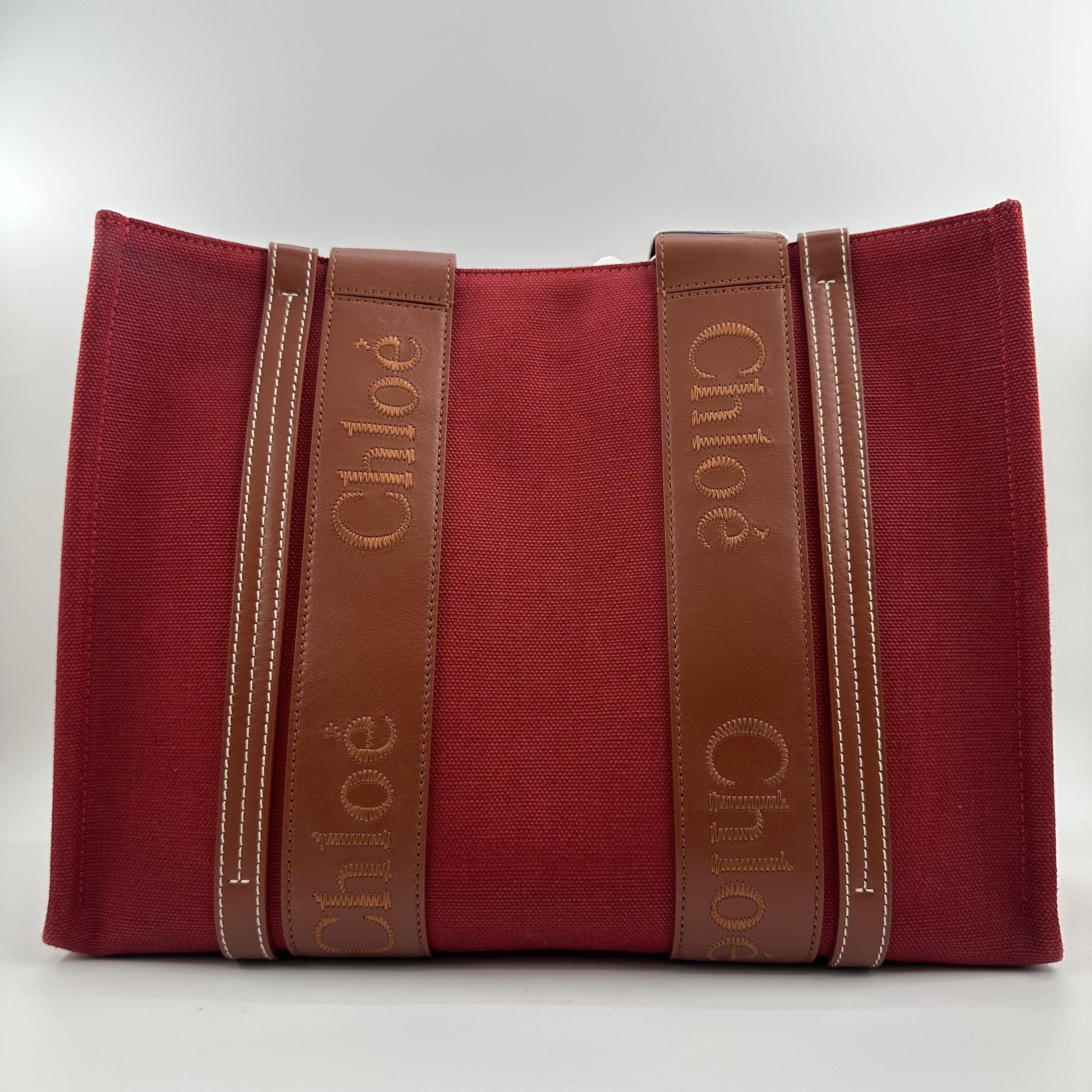 Pre-owned Chloé Chloe canvas tote handbag