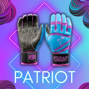 Patriot | Batting Gloves 360* Pro | Full wrap Pro style batting gloves.