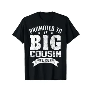 Promoted to Big Cousin 2026 Cool Cousin Baby Announcement T-Shirt