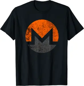 Monero XMR Distressed Vintage Style Cryptocurrency T-Shirt - Prudencekto Shop 94B078VZLXTZ