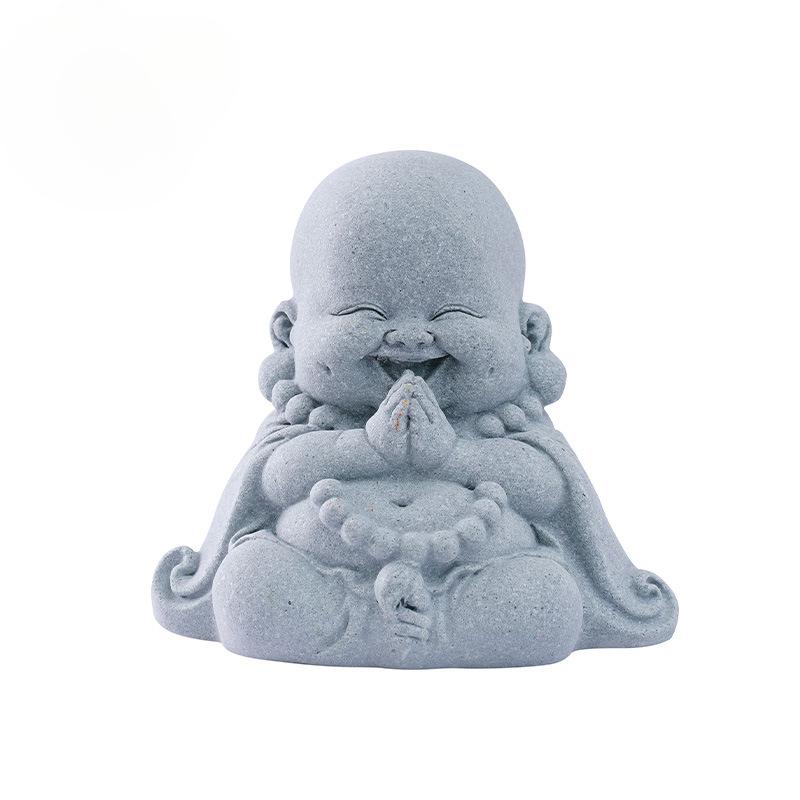 Blessed Little Monk for Outdoor Fish Tanks, Ponds & Decor