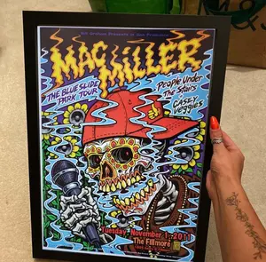 Mac Miller Concert Poster, Vintage Music Poster, Gift Poster
