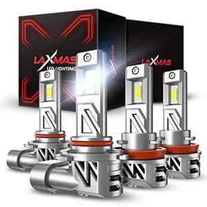 2020 Ford Ranger 9005/HB3 H11/H9/H8 240W 6500K White IP68 LED Headlight Bulbs 2Pairs Laxmas LM3