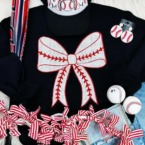 Sequins Baseball Bow Patch