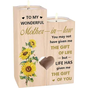 Candlestick Gifts for Mother in Law, Ideal for Mother's Day Christmas Birthday, Mother of The Groom Gifts