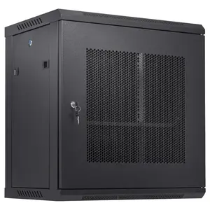 VEVOR 12U Wall Mount Server Cabinet, 15.5'' Depth, Network Rack Enclosure, Supports up to 200 lbs, Secure Locking System, Ideal for IT Hardware, Audio/Video Components
