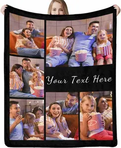 Custom Spotify Code Music Blanket for Mom Dad Lover Personalized Fleece Bed Throw Blanket with Photo Made in US Customized Gifts for Christmas Thanksgiving Day Birthday (Love Song) Y