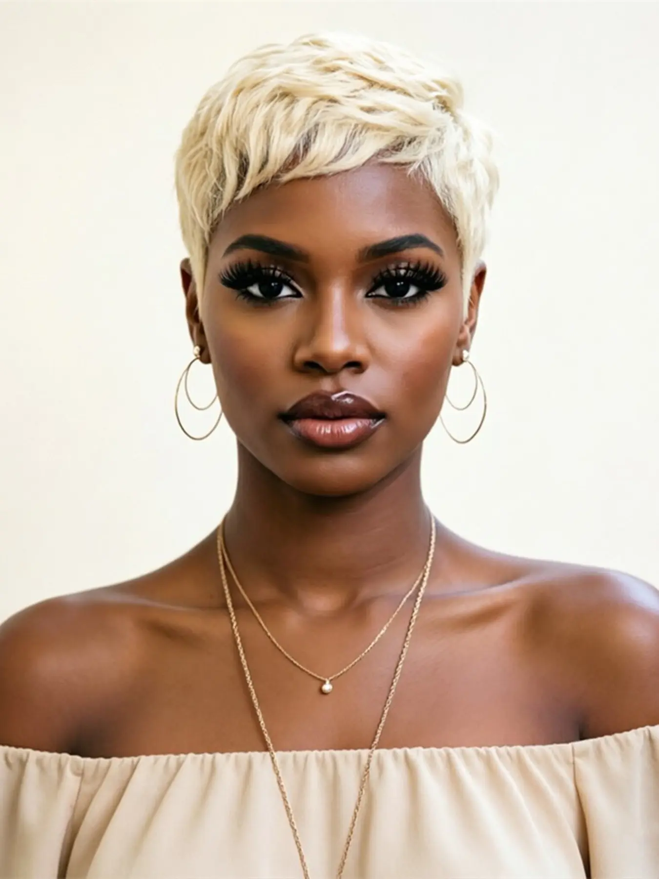 pixie wig short straight brown burgundy machine made daily party cosplay gift use layered human hair wig for women natural black color  pixie cut human hair wigs Straight Wear Wigs True Scalp Wig Premium Human Hair