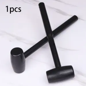 Durable Portable Rubber Mallet, Heavy-Duty Non-Marring Head, Ergonomic Grip, Impact-Resistant for Carpentry, Automotive Repair, Outdoor Use