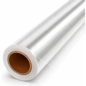 Clear Cellophane Wrap Roll (31.5 in x 100 ft) - 3 Mil Thick Cellophane Wrap for Gift Basket, Treats, Flower Wrapping, Clear Wrapping Paper (31.5" folds into 16")