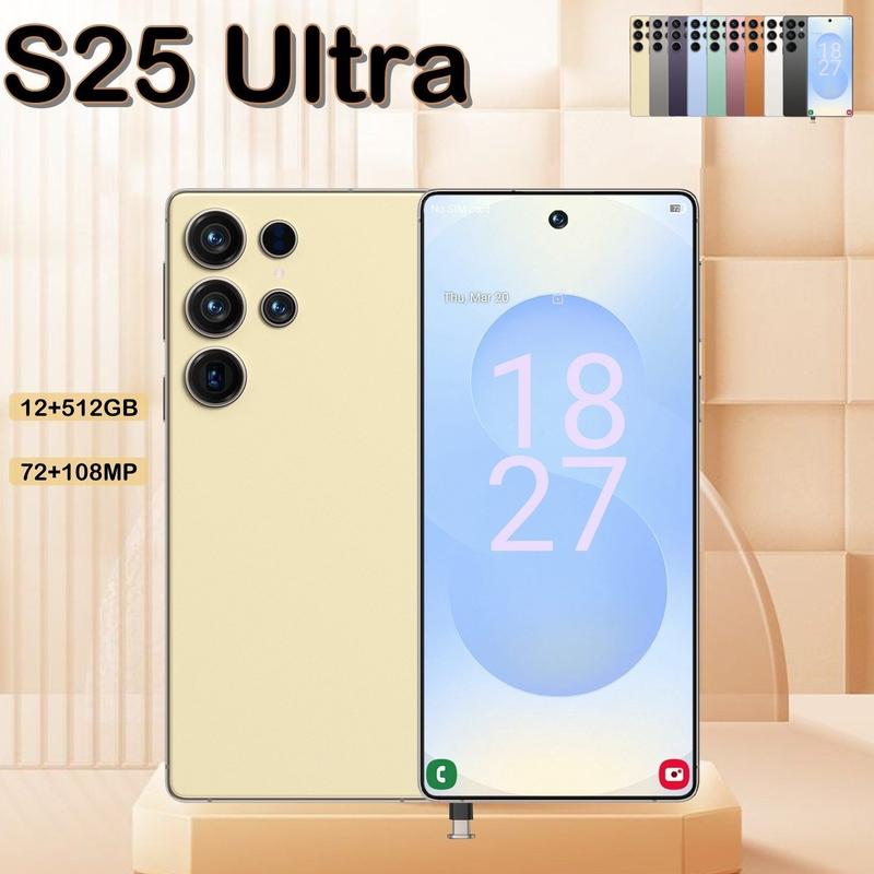 I25 Ultra 5G Android Phone - 12GB RAM & 512GB Storage with 6.8" HD Display and 6000mAh Battery