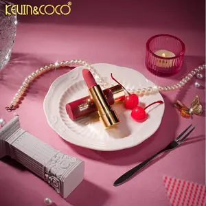 KEVIN & COCO - Pink Flower Velvet Lipstick Set (6 PCS)