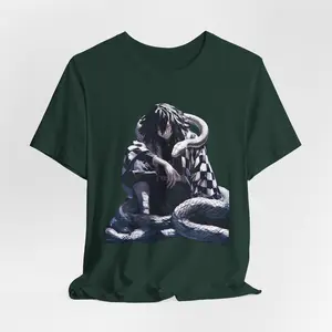 Demon Slayer Serpent Breathing Unisex Tee, Hashira Obanai Iguro , Anime Fan Shirt, Manga Lover Gift, Cosplay Costume Top, Otaku