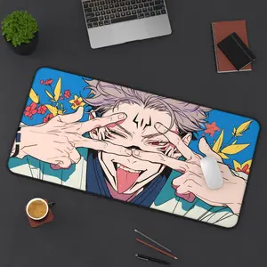 Jujutsu Kaisen Sukuna Cute TCG Playmat and Desk Mat, Gaming Mouse Pad, Large Desk Protector