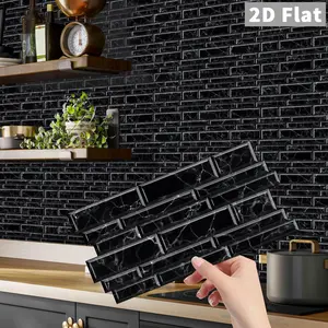 Marble Pattern Wall Sticker, Self-Adhesive Waterproof Oil-Resistant, Ideal for Kitchen, Bathroom, Home Office, Dormitory, Marble Wallpaper