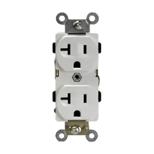 Enerlites Industrial Grade Heavy Duty 20A Duplex Receptacle, 5-20R